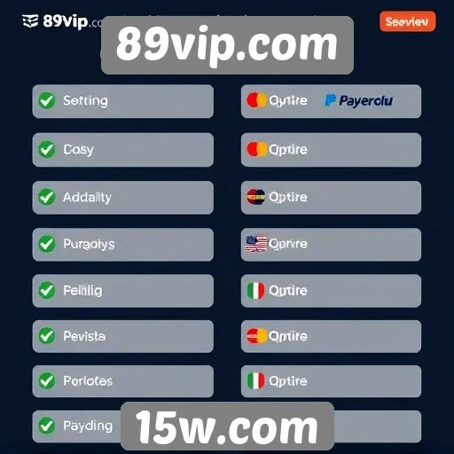 Explorando os métodos de pagamento no 89vip.com